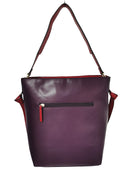 Large Bucket Shoulder Bag - Berry
