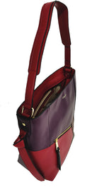 Large Bucket Shoulder Bag - Berry