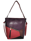 Large Bucket Shoulder Bag - Berry