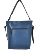 Large Bucket Shoulder Bag - Navy