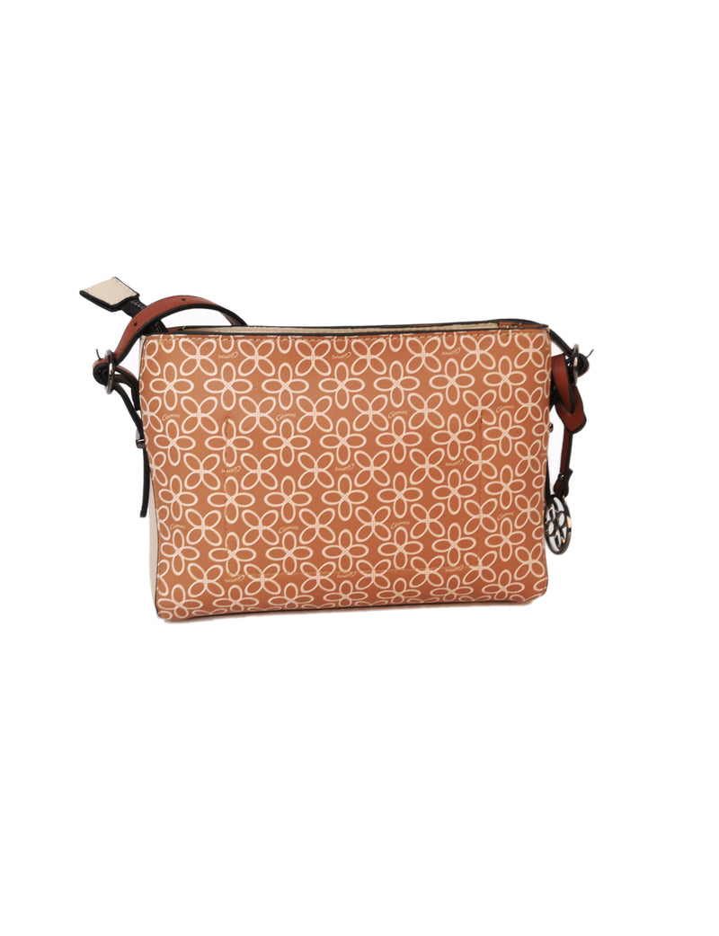 Dahlia Printed Crossbody - Camel