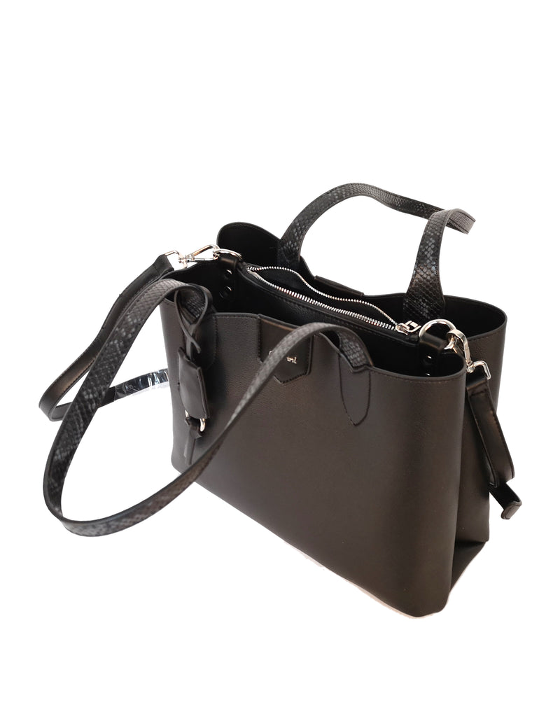 Magnolia Soft Shoulder Bag - Black