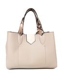 Magnolia Snake Handle Bag - Stone