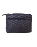 Gardenia Chain Strap Shoulder - Navy