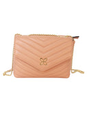Gardenia Chain Strap Shoulder - Nude