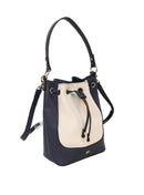 Marjoram Top Handle Bucket Bag - Navy