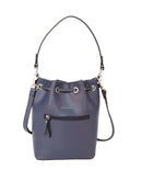 Marjoram Top Handle Bucket Bag - Navy