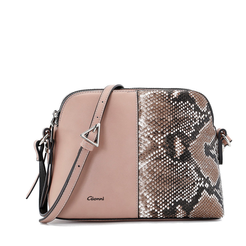 Fig Multi Compartment Crossbody - Rose