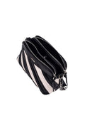 Celestine Colour Quilted Crossbody Bag - Black