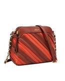 Celestine Colour Quilted Crossbody Bag - Tan