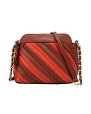 Celestine Colour Quilted Crossbody Bag - Tan