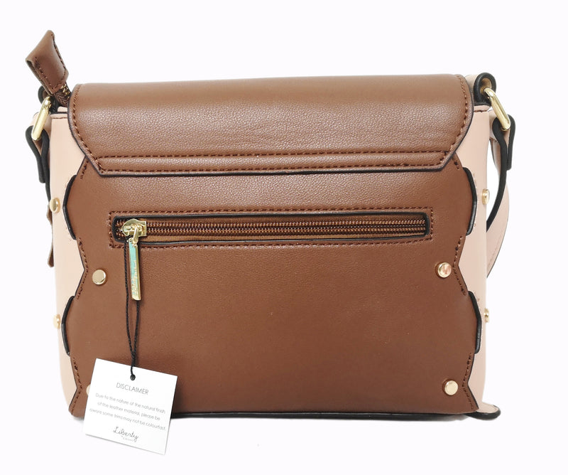 Crossbody With Interlaced Work - Brown