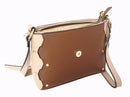Crossbody With Interlaced Work - Brown