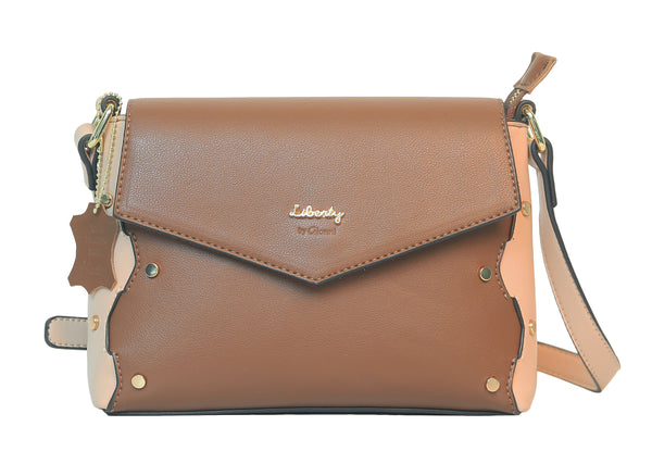 Crossbody With Interlaced Work - Brown