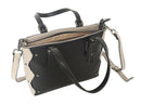 Adjustable Straps Tote - Black
