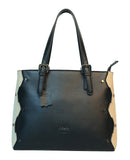 Adjustable Straps Tote - Black