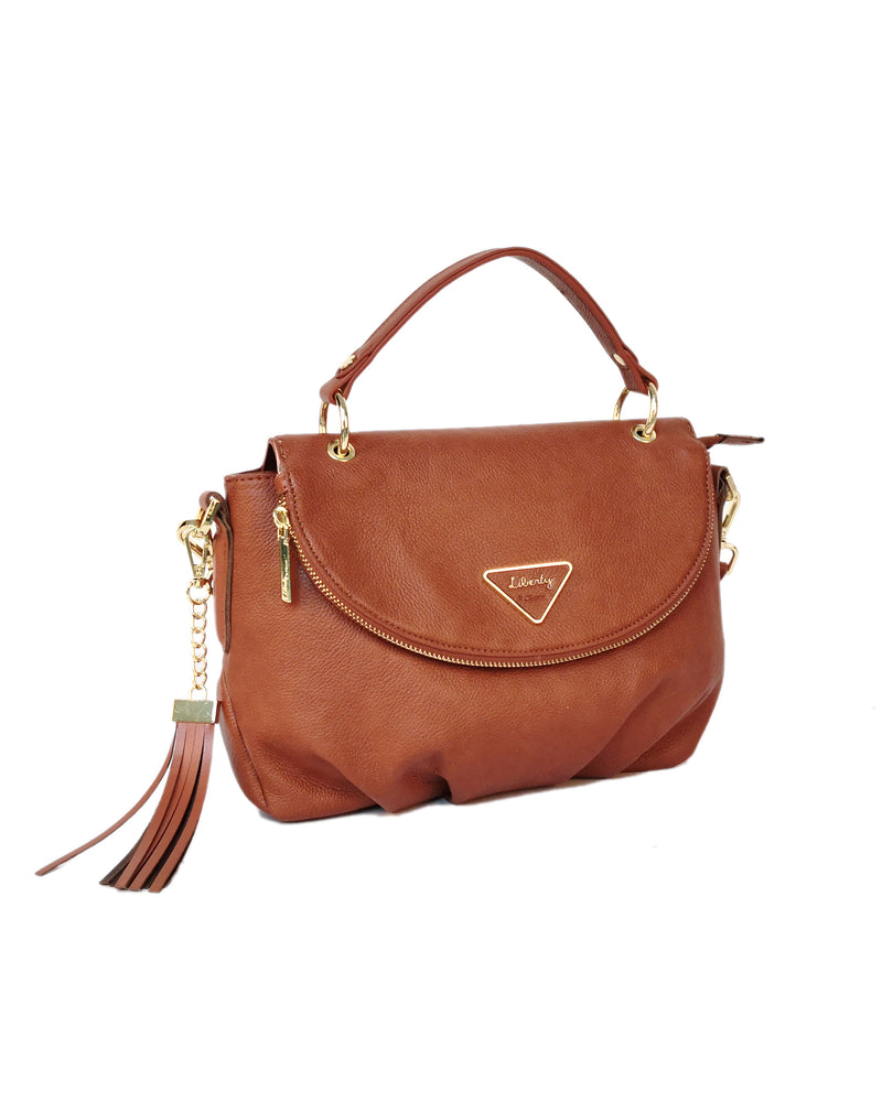 Neroli Top Handle Satchel - Tan
