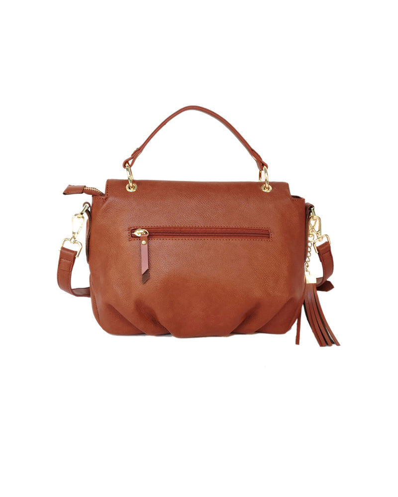 Neroli Top Handle Satchel - Tan