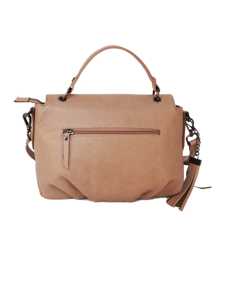 Neroli Top Handle Satchel - Taupe
