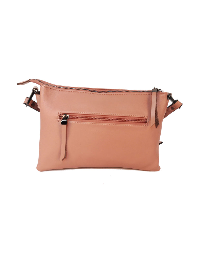 Lavender Double Gusset Crossbody - Pink