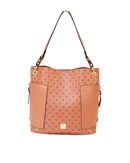 Valerian Embossed Hobo - Peach