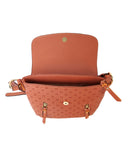 Valerian Flapover Crossbody - Peach