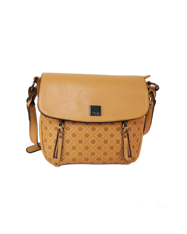 Valerian Flapover Crossbody - Yellow