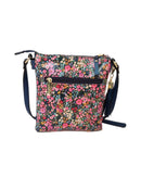 Lilac Coated Canvas Crossbody - Navy