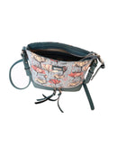 Tulip Coated Canvas Crossbody - Blue