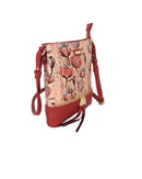 Tulip Coated Canvas Crossbody - Pink