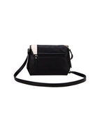 Sirin Colour Block Soft Flapover - Black