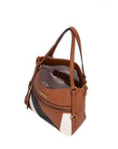 Sirin Double Handle Shoulder Bag - Tan