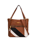 Sirin Double Handle Shoulder Bag - Tan