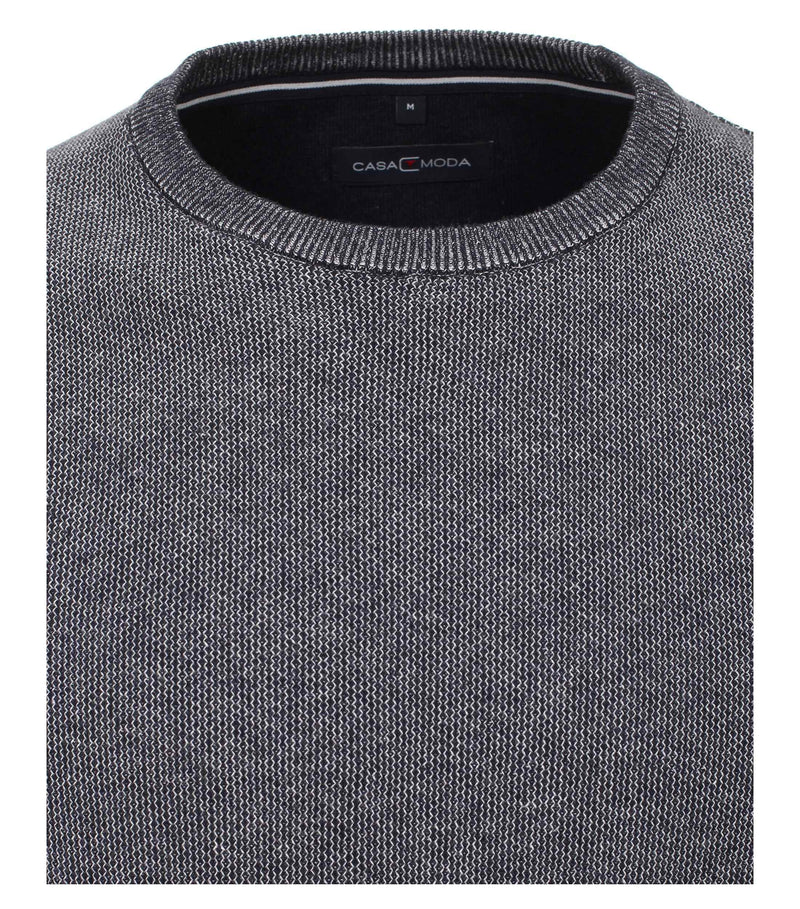 Plain Crew Neck Jumper - Red Clay
