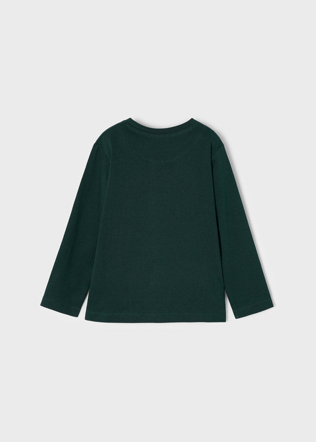 Long Sleeve Basic T-shirt - Jade