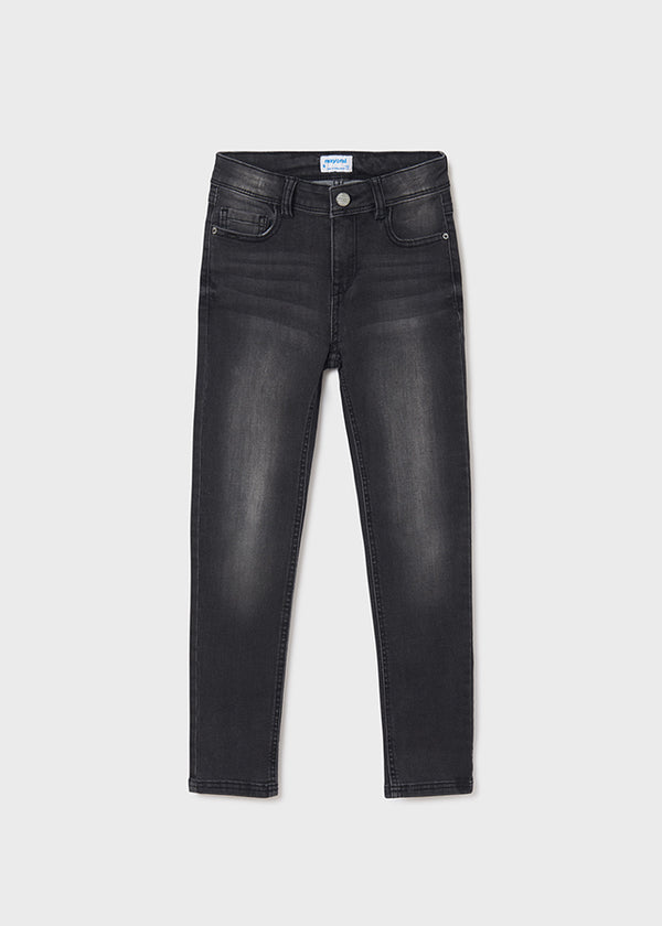 Basic Jean Trousers - Dark Grey