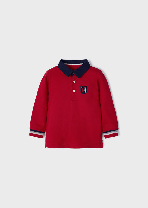 L/s Polo - Red