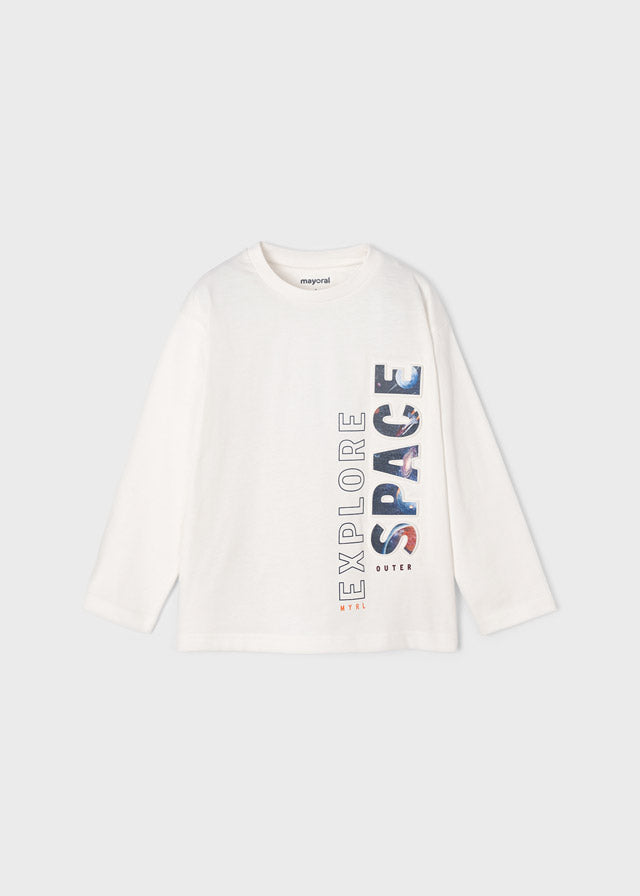 L/s T-shirt - Cream