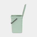 Sort & Go Waste Bin 12 Litre Jade Green