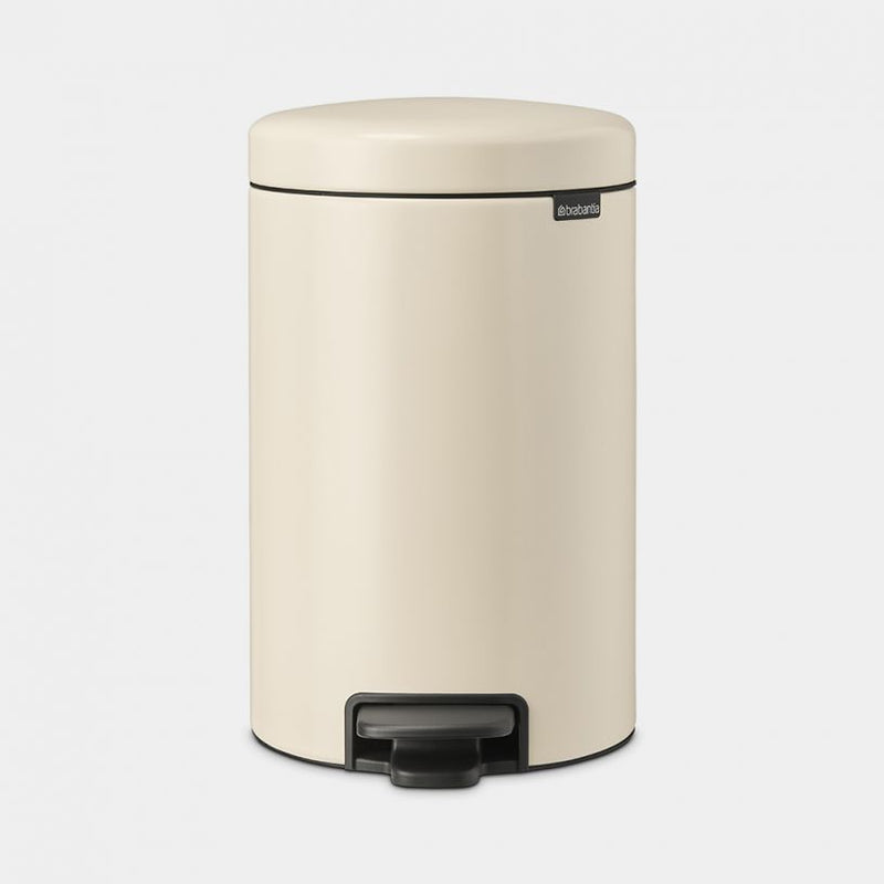 brabantia pedal bin 12 litre Newlcon 12 Litre Pedal Bin Soft Beige