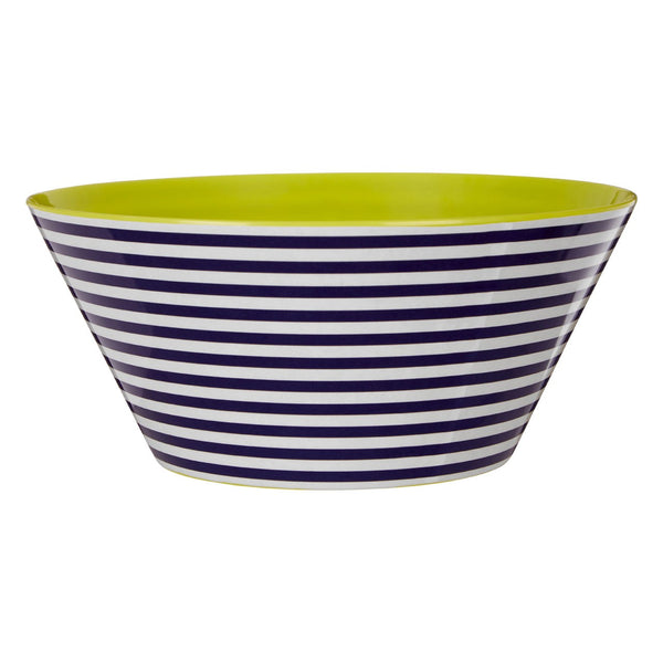 Mimo Stripe Salad Bowl 25cm