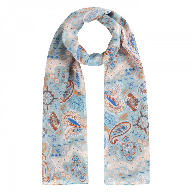 Paisley Scarf - Turquoise