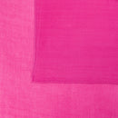 Solid Pleated Scarf - Dark Pink