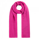 Solid Pleated Scarf - Dark Pink