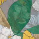 Winter Flowers Scarf - Grey