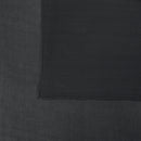 Solid Pleated Scarf - Black