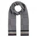 Graphic Print Scarf - Black