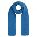 Solid Pleated Scarf - Dark Blue