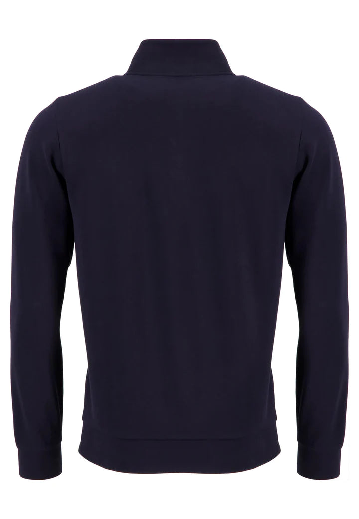 Troyer Zip Jumper - Navy