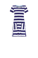 Ringella Block Stripe Nightdress - Iris